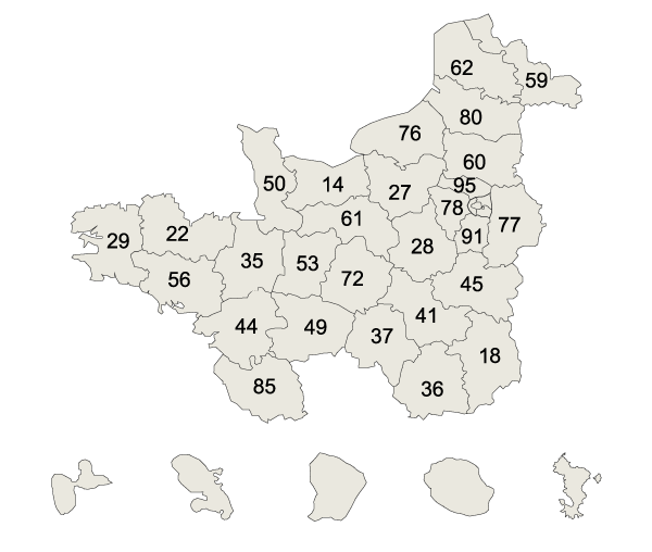 France North West / Overseas territories / French Caribbean Pfastatt
